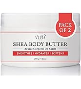 Vivo Per Lei Shea Body Butter Lotion, Leaves Skin Softer to Touch, Devotion (Pack of 2)