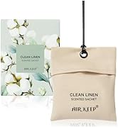 Airkeep Car Air Freshener - Clean Linen Scented Sachets for Drawer and Closet,Home Fragrance Sach...