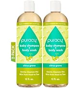 Puracy Shampoo & Body Wash for Children - Perfect Skin, Pure Ingredients - with 12 Fruit & Vegeta...