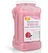 SPA REDI – Sensual Rose Pumice Scrub Gel, Exfoliating, Hydrating & Nourishing, Infused with Hyalu...