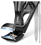 Angled Head Nail Clippers for Men - Toenail Clippers for Seniors Thick Toenails, Heavy Duty Nail ...