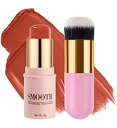 Multi-use Blush Stick, Monochromatic Face Beauty Wand for Cheek, Eyeshadow and Lip, Longwear Wate...