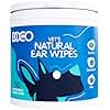DOCO Dog Ear Cleaner Wipes Finger Cleaning Kit for Dogs & Cats Eucalyptus, Chamomile & Aloe Cat Ear Cleaner Soothes, Deodorizes & Helps Itchy Ears (50 Count)