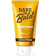 Dare 2B Bald Moisturizing Shave Cream with Argan Oil, Shea Butter, Cocoa Butter & Tea Tree Oil | ...