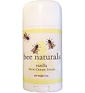 Bee Naturals Skin Cream Stick - Twist up Tube - Solid Form Hand Lotion - Purse Size Travel Contai...