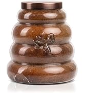 A Cheerful Giver Spring Candles Honey Praline Beehive Jar Candle - 30 Ounces with 150 hours Burn ...