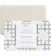 Beekman 1802 Goat Milk Body Soap Bar, Vanilla Absolute - Scented - 9 oz - Nourishes, Moisturizes ...