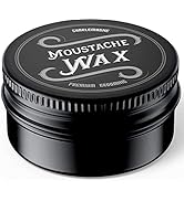 Charlemagne Mustache Wax – Strong Hold with Genuine Beeswax – Developed by Barbers & Made in Germ...