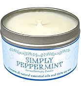Our Own Candle Company Soy Wax Aromatherapy Candle, Simply Peppermint, 6.5 Ounce
