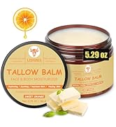 LEPONIX Beef Tallow for Face, Grass-Fed Beef Tallow Balm, Beef Tallow Face Moisturizer for Deep H...