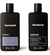 Hawthorne Men's Dry and Itchy Scalp Relief Set - Reviving Shampoo and Conditioner for Hair, 8 Fl ...