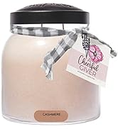 A Cheerful Giver — Cashmere - 34oz Papa Scented Candle Jar with Lid - Keepers of the Light - 155 ...