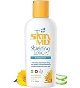 Skin MD Shielding Lotion for Face, Body & Hands 4oz + SPF 15 - Helps with Eczema & Psoriasis! The...