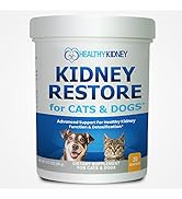 Cat and Dog Kidney Support, Natural Renal Supplements to Support Pets, Feline, Canine Healthy Kid...