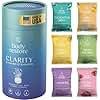 Body Restore Shower Steamers Aromatherapy 6 Pack - Christmas Stocking Stuffers for Men, Birthday Gifts for Women, White Elephant, Relaxation, Self Care - Clarity