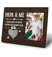 Mancheng-zi Papa and Me Picture Frames, Papa Gifts from Grandchildren, Best Papa Gifts, Gifts for...