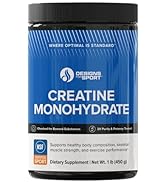 Designs for Sport Creatine Monohydrate Powder - NSF Certified for Sport Creatine Supplement to Su...