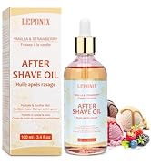 LEPONIX After Shave Oil for Women – Vanilla Strawberry Post Shave & Ingrown Hair Treatment for Wo...
