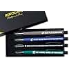 InnoBeta PE Teacher Appreciation Gifts for Men, Ballpoint Pen Set of 4, Funny Back to School Gift in Teacher Appreciation Day, Birthday, Christmas - PE Teacher