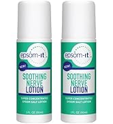 EPSOM-IT Soothing Nerve Lotion - Roll On Epsom Salt Magnesium Lotion, Topical Magnesium Cream wit...