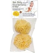 Spa Baby Absorbent Natural Bath Sponge Spa Destinations. Ultra Soft Premium Sea Wool Sponge, Biod...