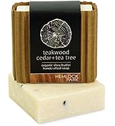 Moisturizing Organic Shea Butter Bar Soap | Naturally Nourishes Skin with Coconut Oil & Olive Oil...