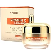 AZURE Vitamin C & Collagen Moisturizing Day Cream - Anti Aging, Revitalizing & Brightening Moistu...