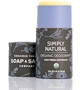 Organic Natural Deodorant Stick, Natural Scent, Chagrin Valley Soap & Salve