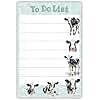 Cow Themed Sticky to Do List Notes| Cows Lover Gift Ideas for Girls and Women | Mom Teen Girls Cow Pattern Christmas Stocking Stuffer Notepad 4x6 50 Pages