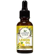 Luxura Sciences Organic Lemon Essential Oil for Skin,Hair and Body (100% Pure & Natural - UNDILUT...