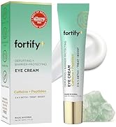 Fortify Skincare Under Eye Cream - Puffy Eyes and Dark Circles Treatment - Peptides, Hyaluronic A...