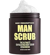 Body Prescriptions Body Scrub for Men- Ultimate Exfoliating Scrub Infused with Cedarwood, Men’s B...