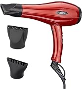 Professional Salon Hair Dryer, 1875W Lightweight Travel Blow Dryer, Active Oxygen Negative ions D...