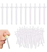 60 Pieces Nose Wax Sticks Plastic Nose Wax Applicators Plastic Wax Rod Wand Nose Waxing Strips Di...