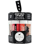 Dionis Goat Milk Moisturizing Lip Balm Gift Set - Beeswax Infused With Shea Butter & Coconut Oil ...