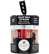 Dionis Goat Milk Moisturizing Lip Balm Gift Set - Beeswax Infused With Shea Butter & Coconut Oil ...