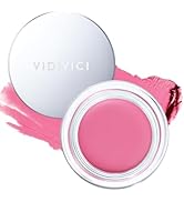 VIDIVICI Millennial Glow Cream Blush 03 Pansy Lavender - Creamy Face Cheek Blusher for Smooth & S...