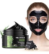 BYOTOUTY Peel Off Face Mask for Women & Men, Charcoal Face Mask for Blackhead Remover, Pore Clean...