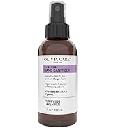 Olivia Care Hand Sanitizer Infused with Lavender Essential Oils - 99.9% , Portable, Moisturizing ...