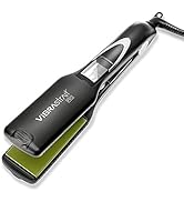 Vibrastrait Pro Vibrating Ceramic Tourmaline Ionic Flat Iron, 1.75-inch - Fast, Frizz-Free Cerami...