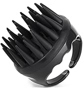 Hair Shampoo Brush with Extra Long Silicone Bristles, Scalp Brush Scalp Massager for Dandruff Rem...