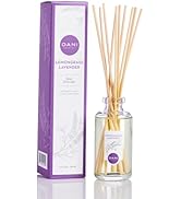 Natural Reed Diffuser Set by DANI Naturals - Calming Lemongrass Lavender Scented - Aromatherapy E...