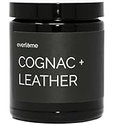Everlume Premium Soy Wax Candle | Highly Scented Black Glass Jar Candles | Long Lasting, Clean Bu...