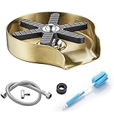 FVITA Glass Rinser Stainless Steel,Glass Rinser for Kitchen Sink Seconds Quick Rinser Cup Washer ...