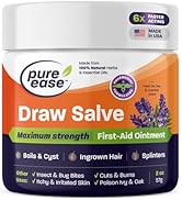 Drawing Salve Ointment 2oz, 100% Natural, Ichthammol Alt., Maximum Strength -Ingrown Hair, Boils,...