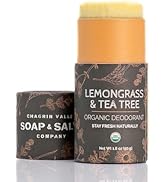 Organic Natural Deodorant Stick, Chagrin Valley Soap & Salve (Lemongrass & Tea Tree)