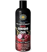 AYURVEDASHREE Red Onion Hair Oil For Hair Oil with Black Seed Onion Oil, Pure Argan Oil, Sandalwo...