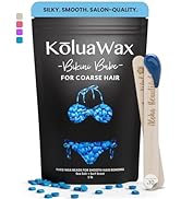 KoluaWax Hard Wax Beads for Hair Removal – Coarse Hair Formula – Face, Brazilian, Underarms, Back...