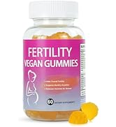 Fertility Gummies for Women to Get Pregnant Fast, Folic Acid Conception Gummies to Boost Fertilit...