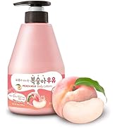 WELCOS KWAILNARA Peach Milk Body Lotion – Korean Body Lotion for Smooth & Soft Skin 560 g / 19.75...